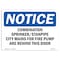 Signmission OSHA Notice, 5" Height, Combination Sprinkler Standpipe City Mains Sign, 7" X 5", Landscape OS-NS-D-57-L-10705 - alternate 1